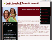 Tablet Screenshot of candiscounselingandtherapy.com